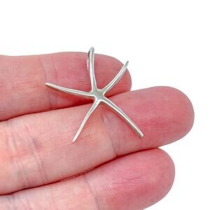 Estate Sterling Silver 925 Starfish Pendant